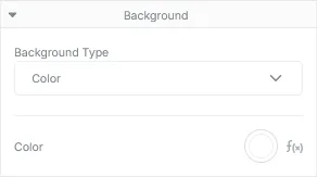 Background color property