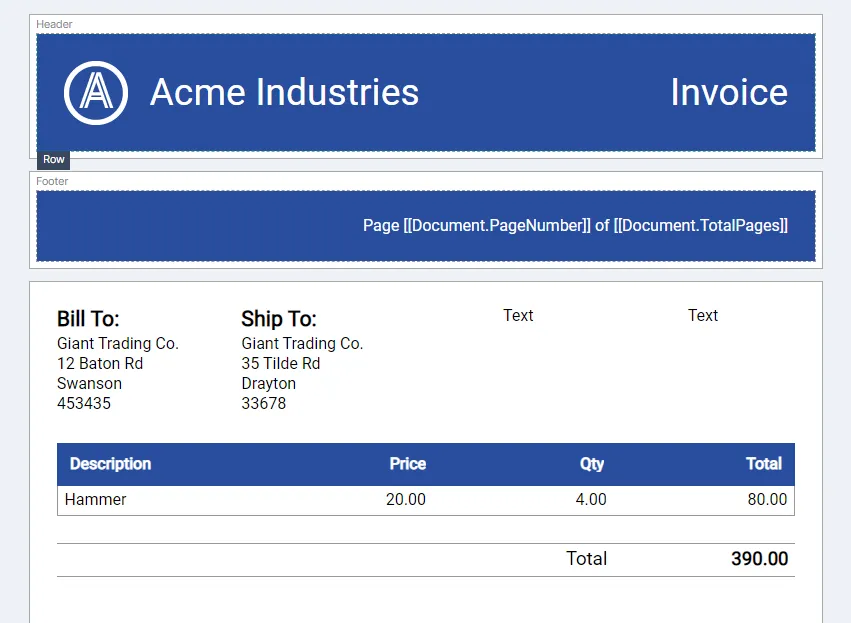 Item details completed