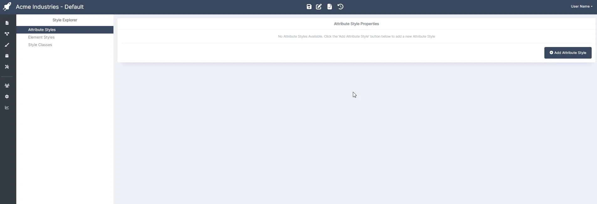 Setting a style attribute